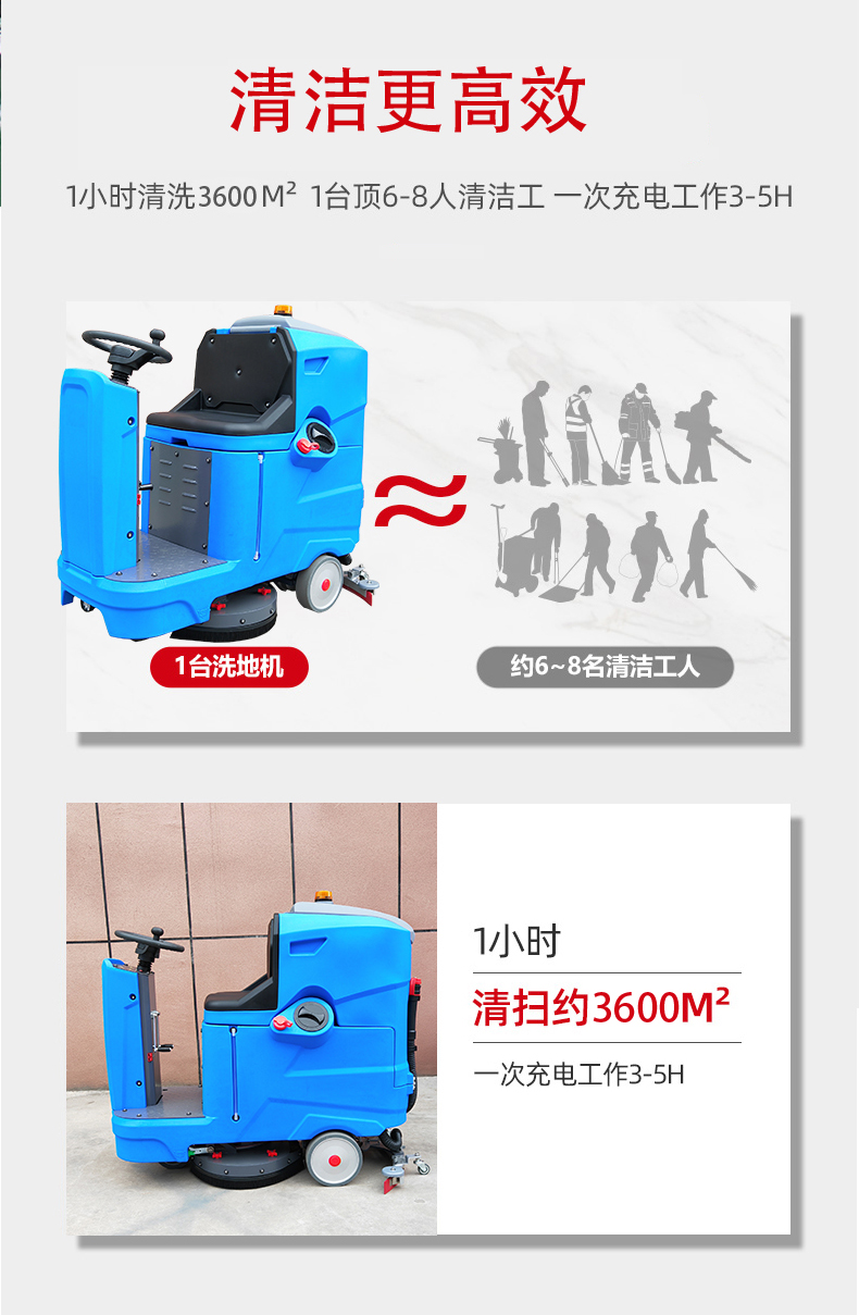 西城驾驶式洗地机更适合用在高铁站